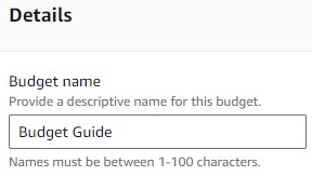 Budget Name